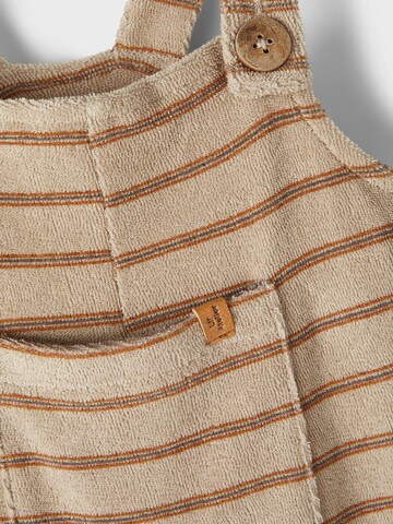 Lil'Atelier Regular Latzhose 'DALTO' in Beige