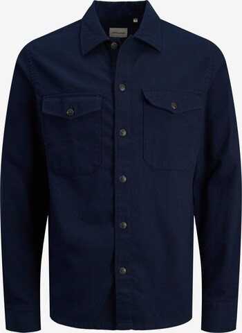 JACK & JONES Button Up Shirt 'Jay' in Blue: front