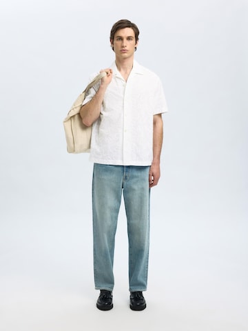 Fit confort Chemise SELECTED en blanc