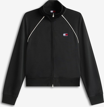 Tommy Jeans Sweatjacke in Schwarz: Vorderseite
