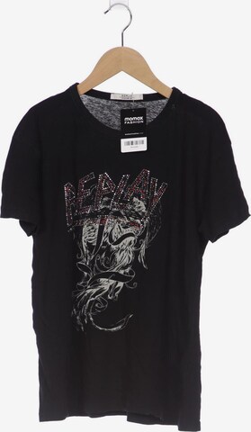 REPLAY T-Shirt M in Schwarz: predná strana