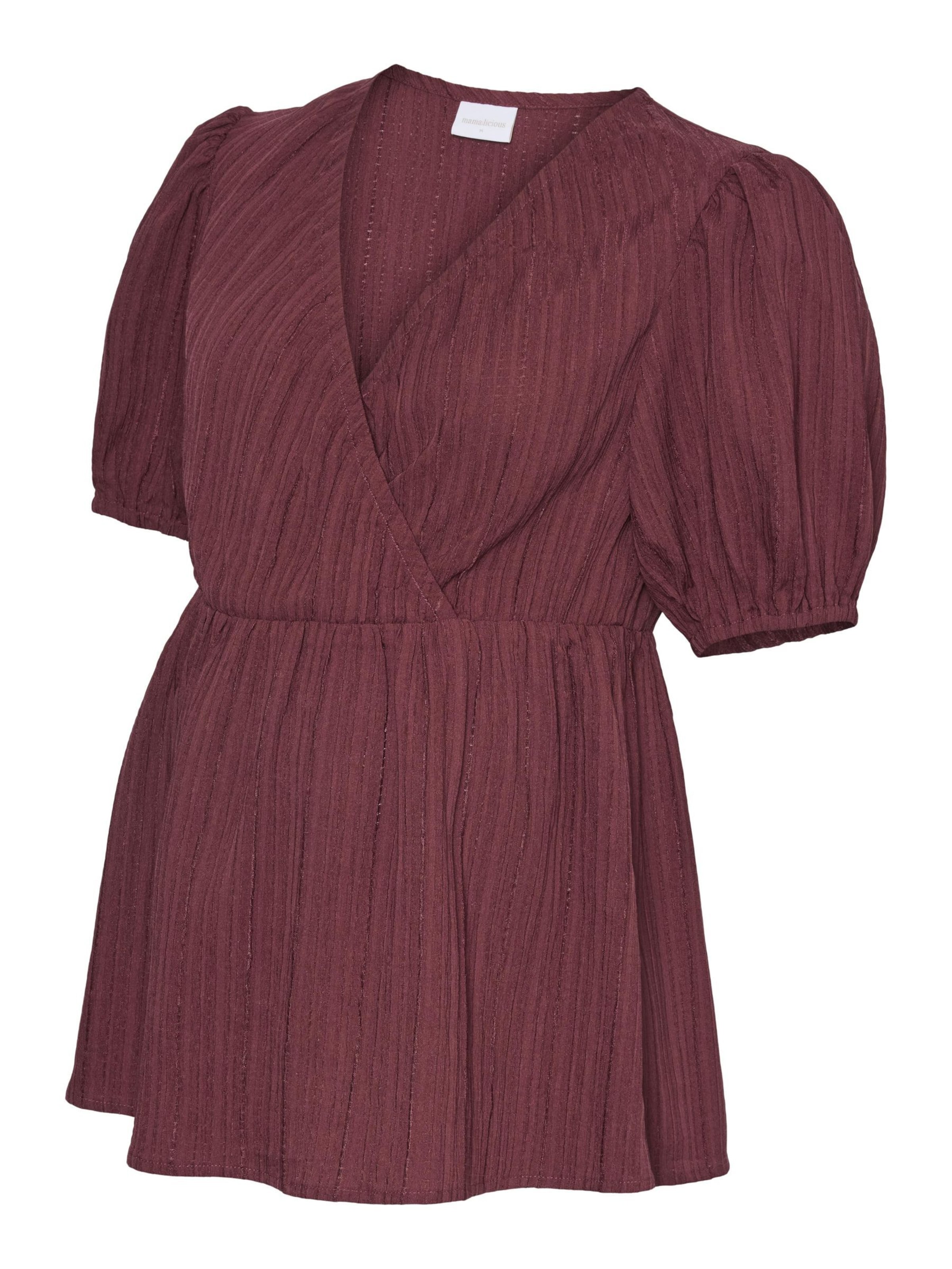 Chemisier MAMALICIOUS en violet : devant