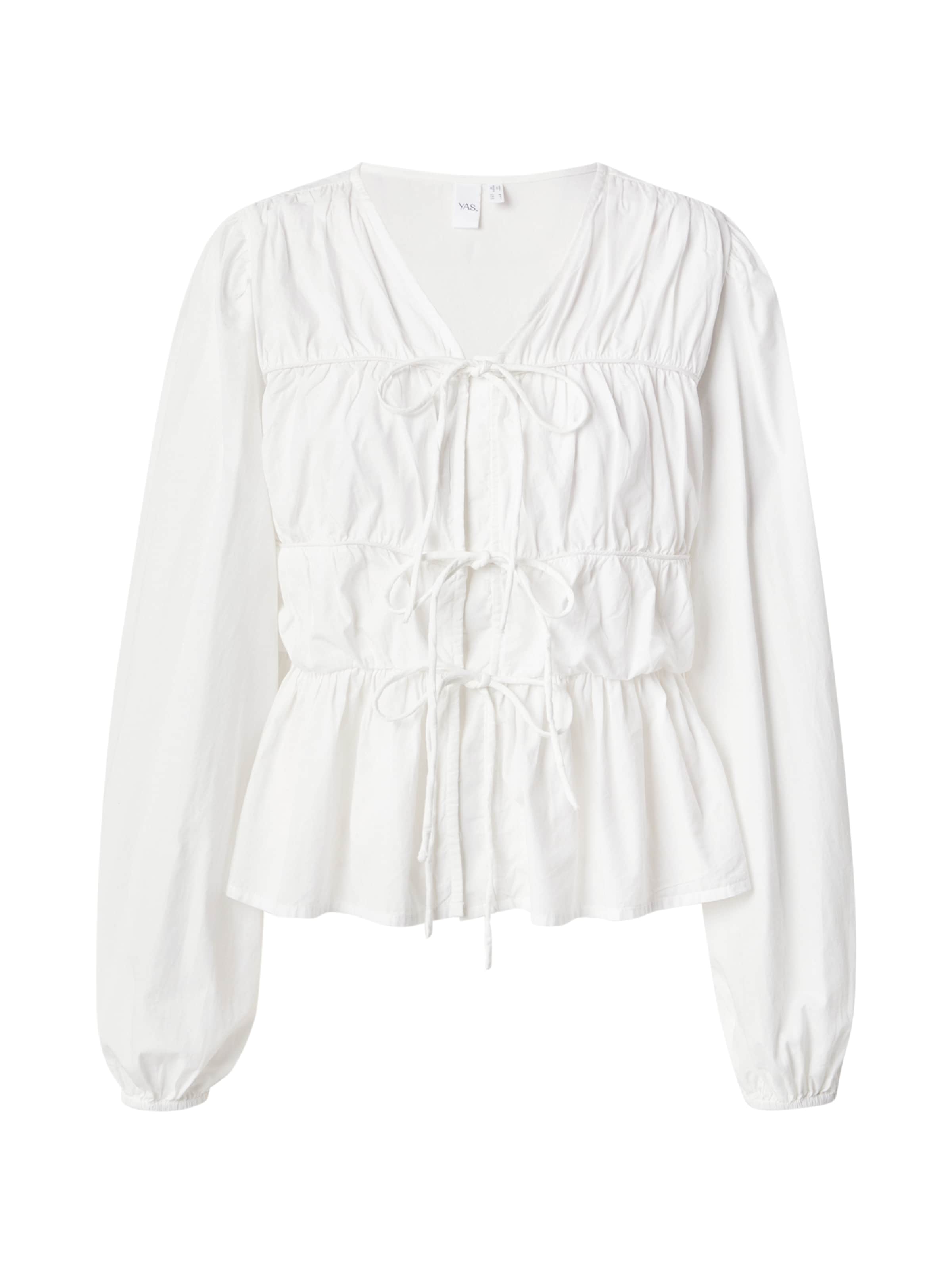 Chemisier 'YASEBBA' YAS en blanc : devant