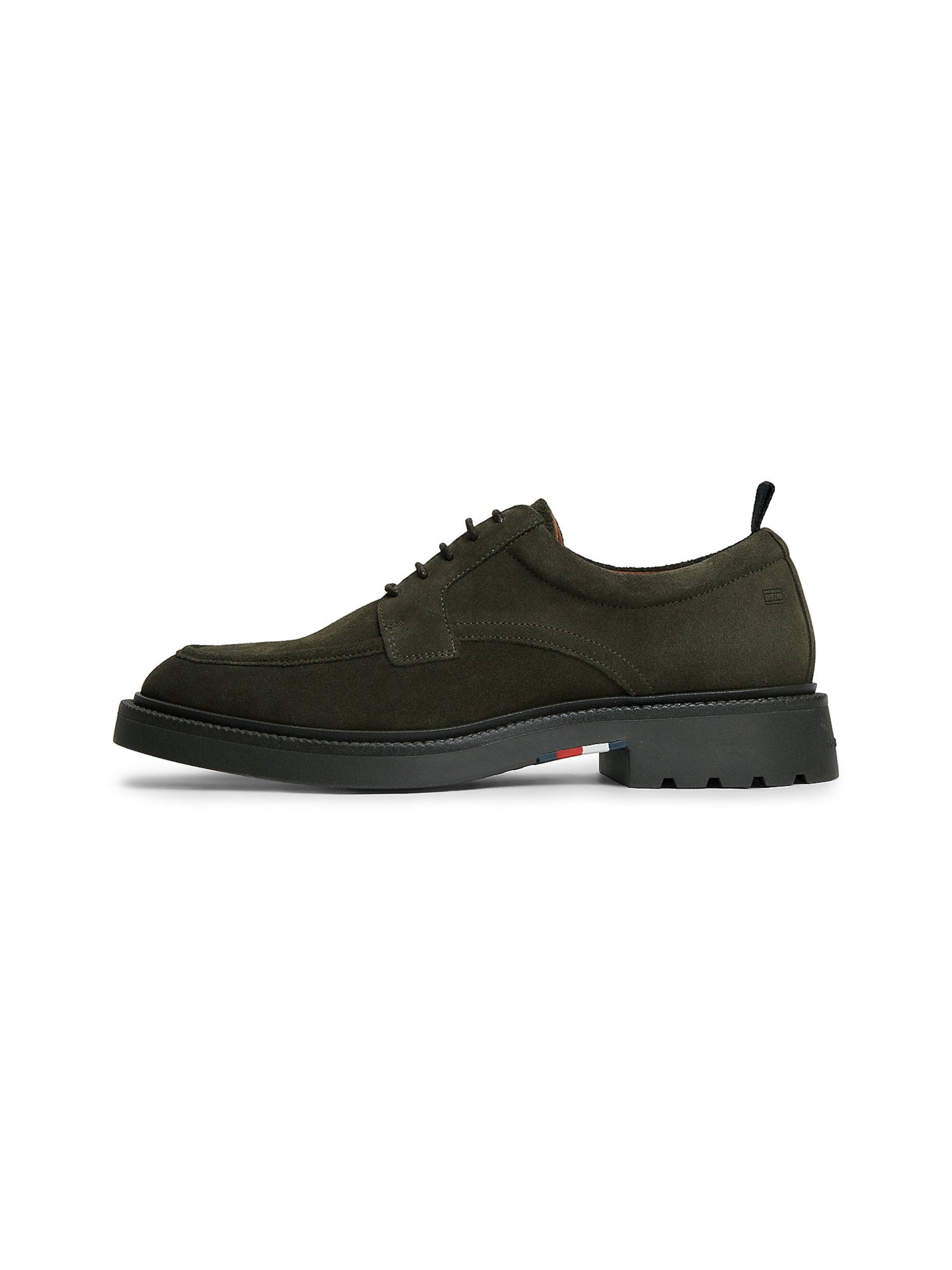 Chaussure à lacets TOMMY HILFIGER en vert : devant