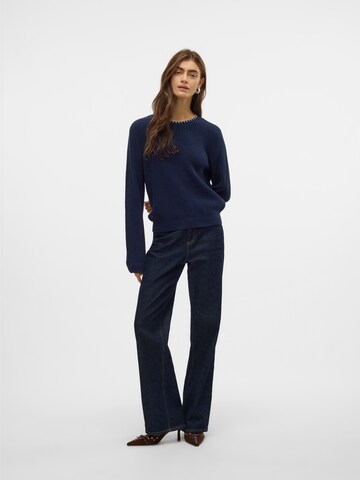VERO MODA Sweater 'VMLIGHTCREAM' in Blue