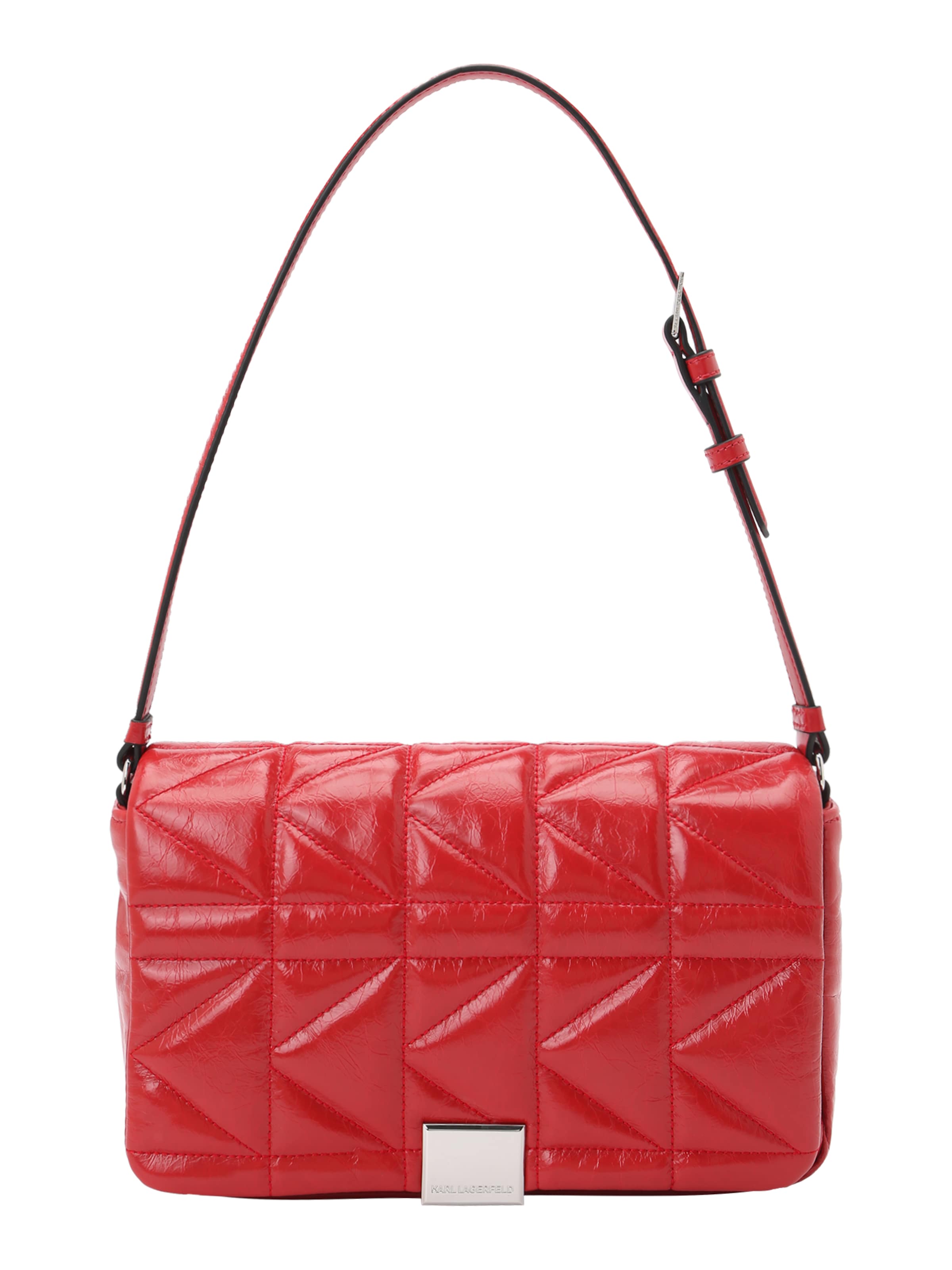 Sac bandoulière Karl Lagerfeld en rouge : devant