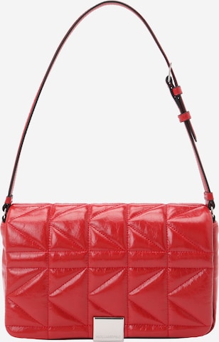 Karl Lagerfeld Olkalaukku värissä punainen: etupuoli