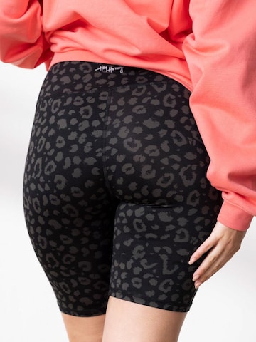 Hey Honey Skinny Leggings 'Biker' in Grey