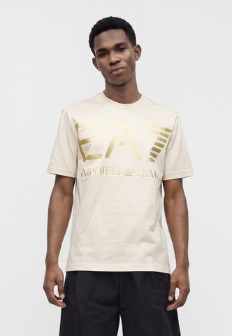 EA7 Emporio Armani Funkcionalna majica | bela barva: sprednja stran