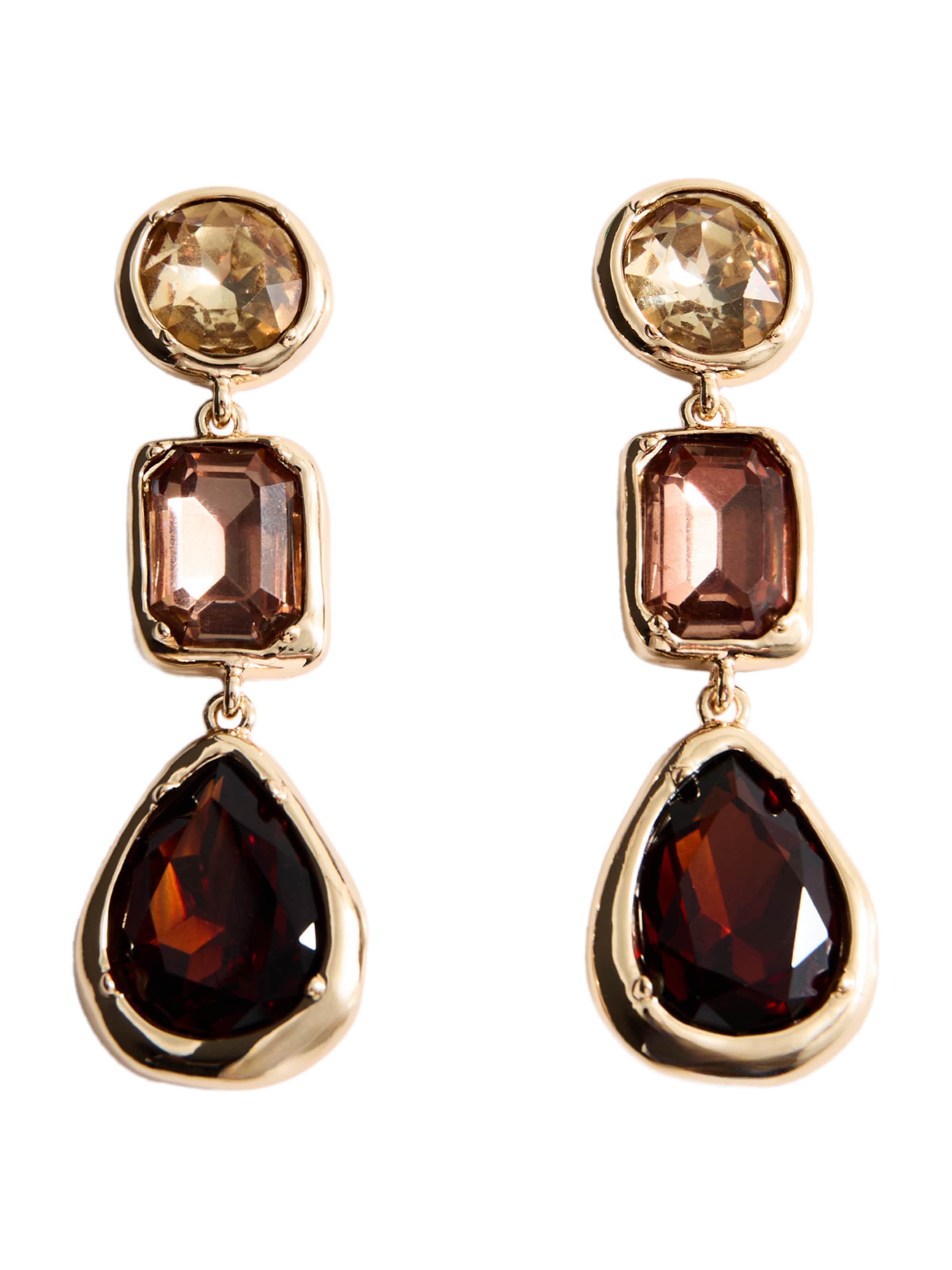 MANGO Náušnice 'NORMA' – zlatá: přední strana