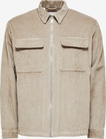 SELECTED HOMME Between-Season Jacket 'Jake' in Brown: front