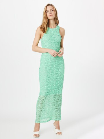 Warehouse - Vestido em verde: frente