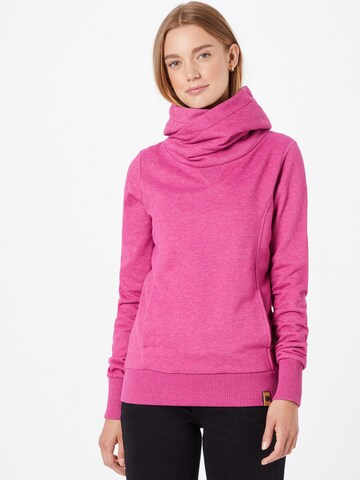 Fli Papigu Sweatshirt 'Schönste Frau in Stadt' i pink: forside