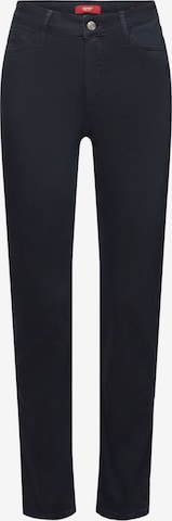 Coupe slim Pantalon ESPRIT en noir : devant