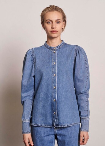 Camicia da donna 'Ann' di NORR in blu: frontale