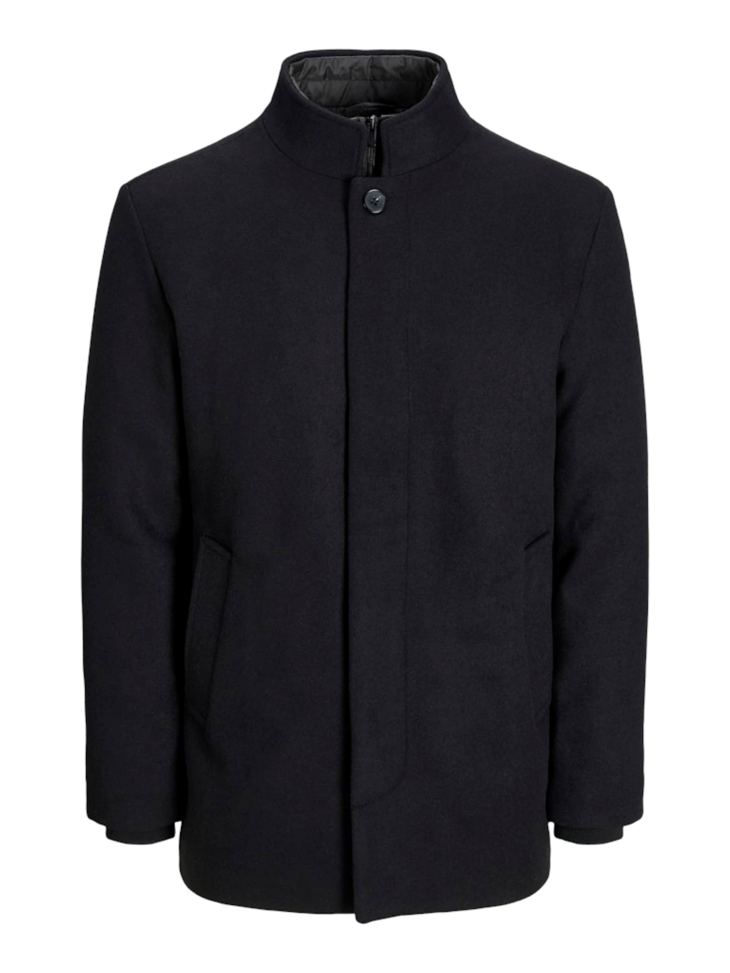JACK & JONES Between-Seasons Coat 'JWHDUANE' in Black: front