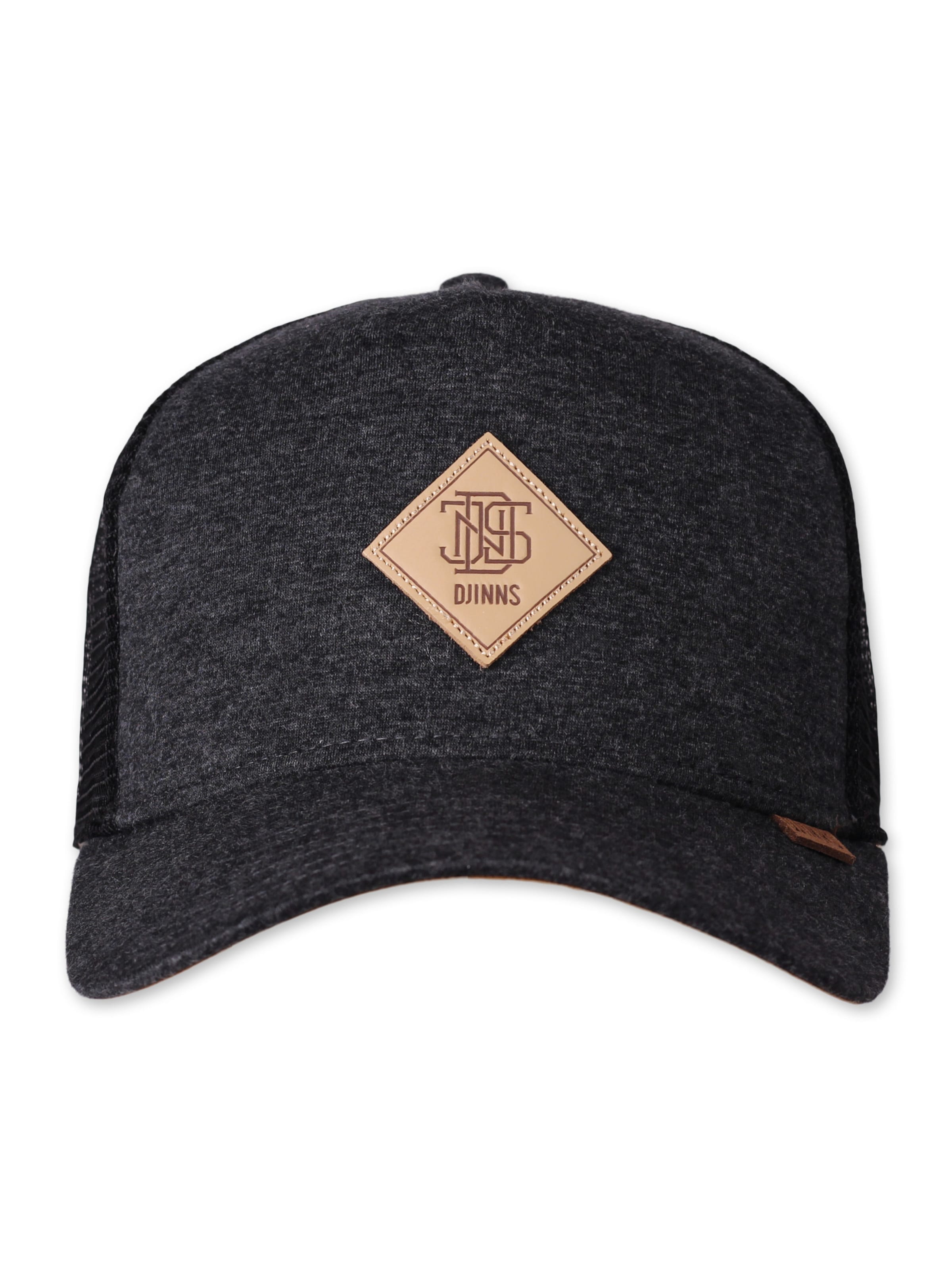 DJINNS Nokamüts, värv must: eest vaates