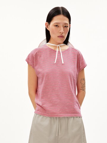 T-shirt 'Onelia' ARMEDANGELS en rose : devant