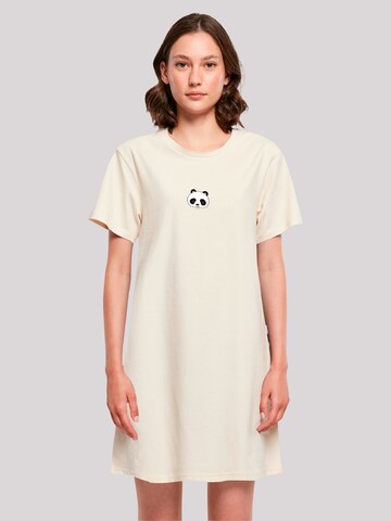 F4NT4STIC Dress 'Tao Tao Heroes of Childhood' in Beige: front