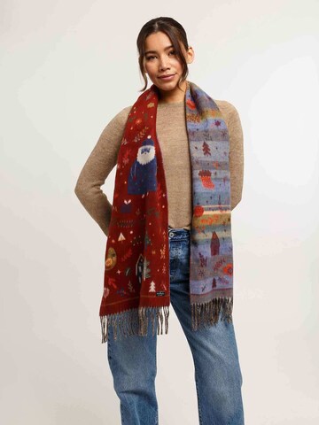 FRAAS Scarf in Red: front