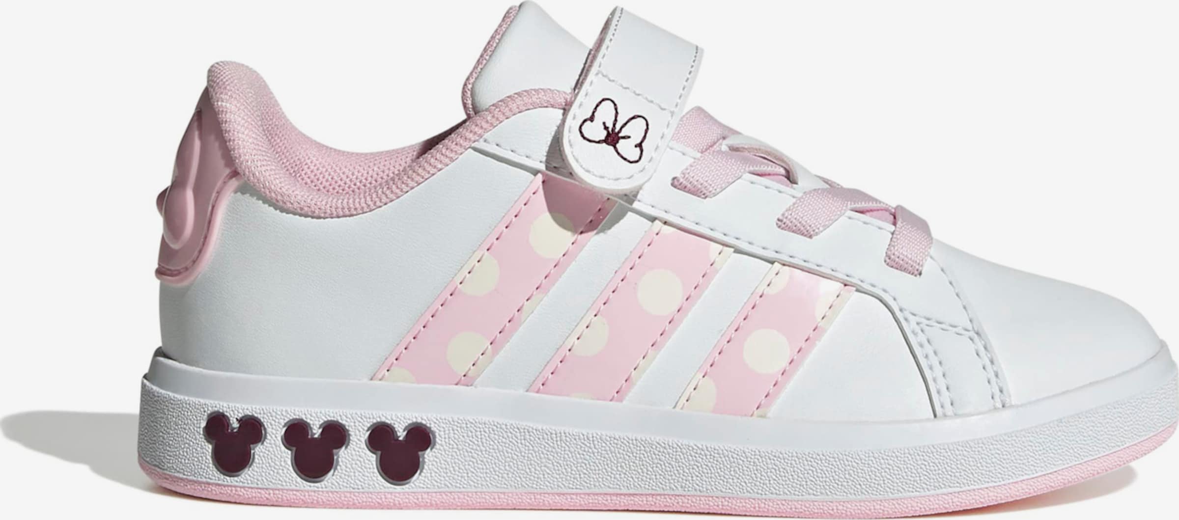 ADIDAS SPORTSWEAR Athletic Shoes 'Disney Minnie Mouse Grand Court' in White  | ABOUT YOU