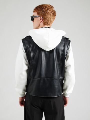 KARL LAGERFELD JEANS Kevad-sügisjope, värv must: tagant vaates