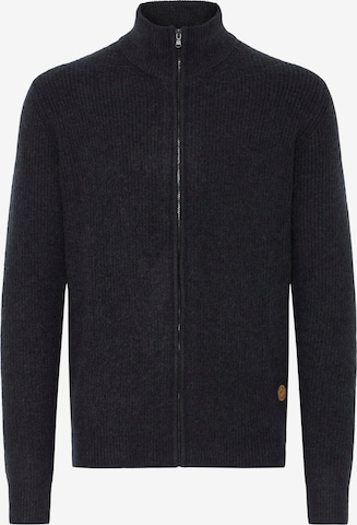 INDICODE JEANS Knit cardigan ' IDBratram ' in Black: front