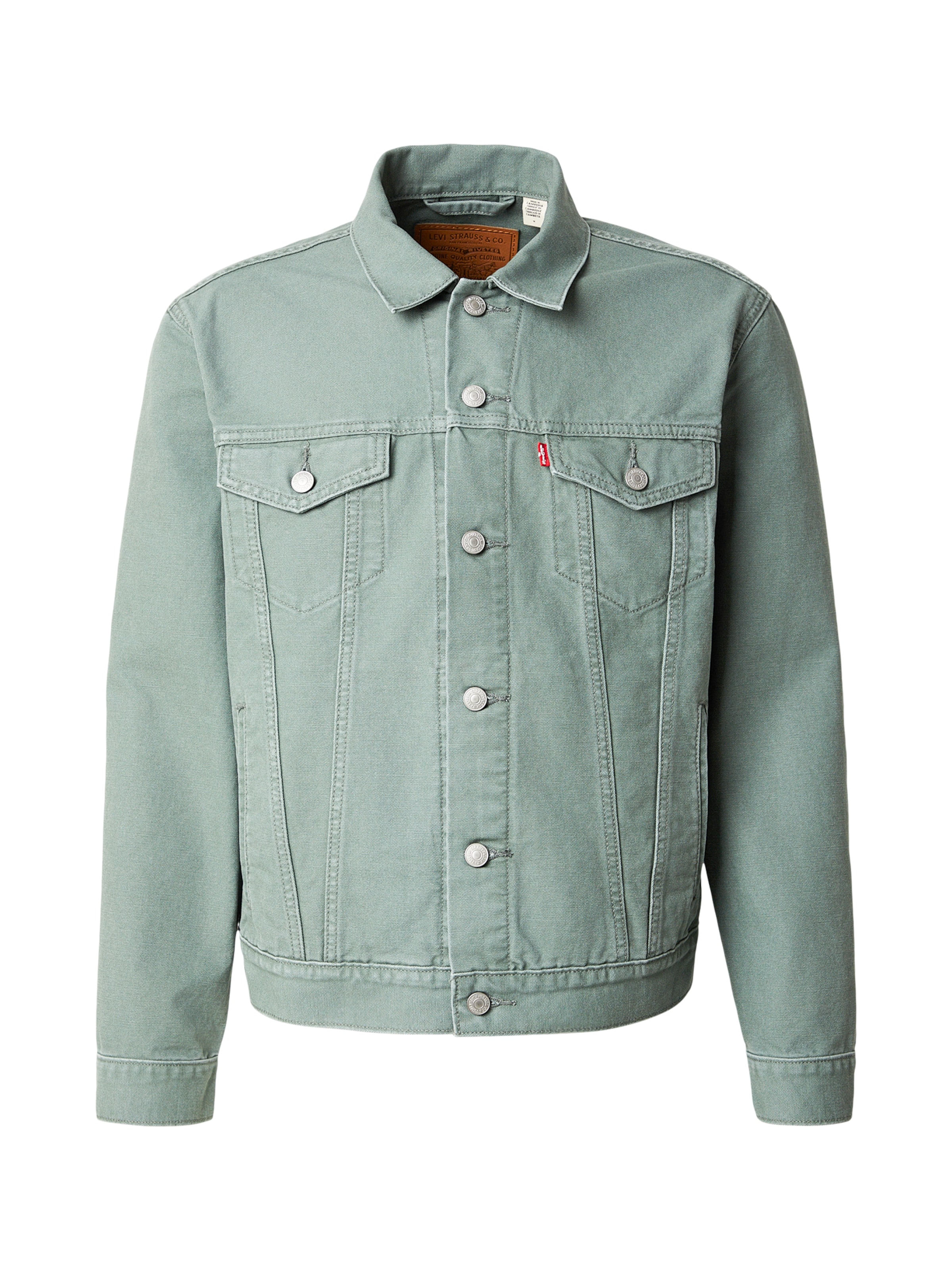 LEVI'S ® Přechodná bunda – zelená: přední strana