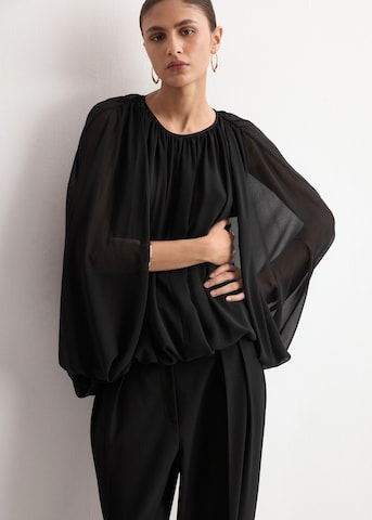 MANGO Tunic in Black: front