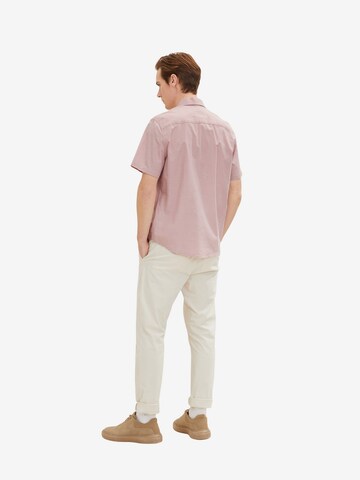 TOM TAILOR Regular fit Button Up Shirt in Pink