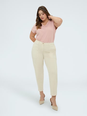 Fiorella Rubino - regular Pantalón en beige