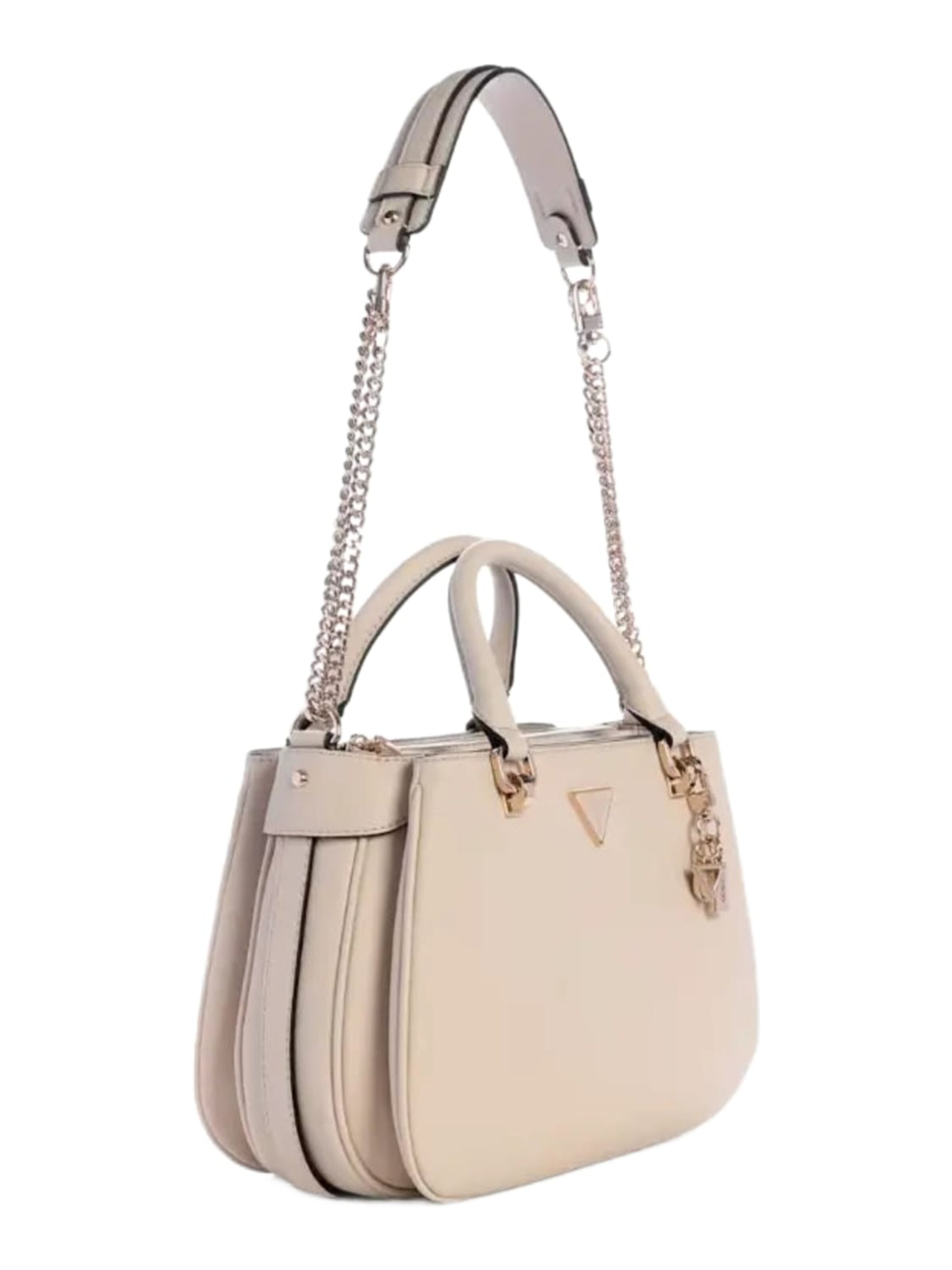 GUESS Skuldertaske 'Guess Sacs à main Silvye Bucket Bone' i hvid