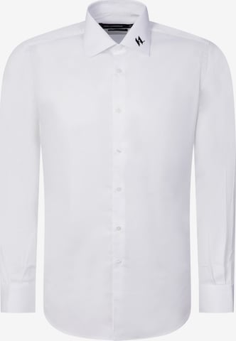 Coupe regular Chemise Karl Lagerfeld en blanc : devant