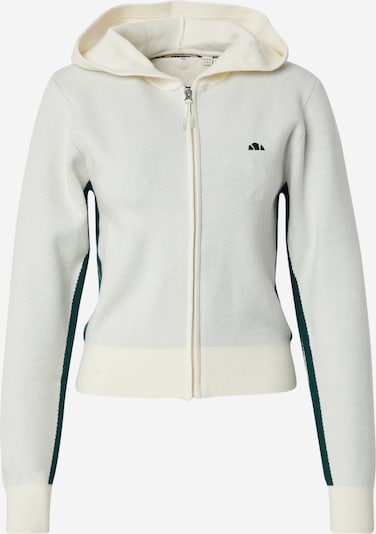 Kardiganas 'Laneisa' iš ELLESSE, spalva – tamsiai žalia / balkšva, Prekių apžvalga