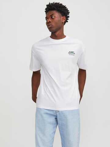 JACK & JONES Bluser & t-shirts 'BREAKFAST' i hvid