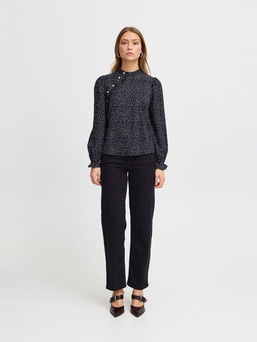 ICHI - Blusa 'Tanya' en negro