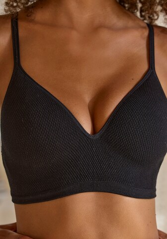 LASCANA Push-up BH in Schwarz