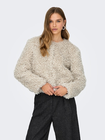 JDY Between-Season Jacket 'JDYNEO' in Beige: front