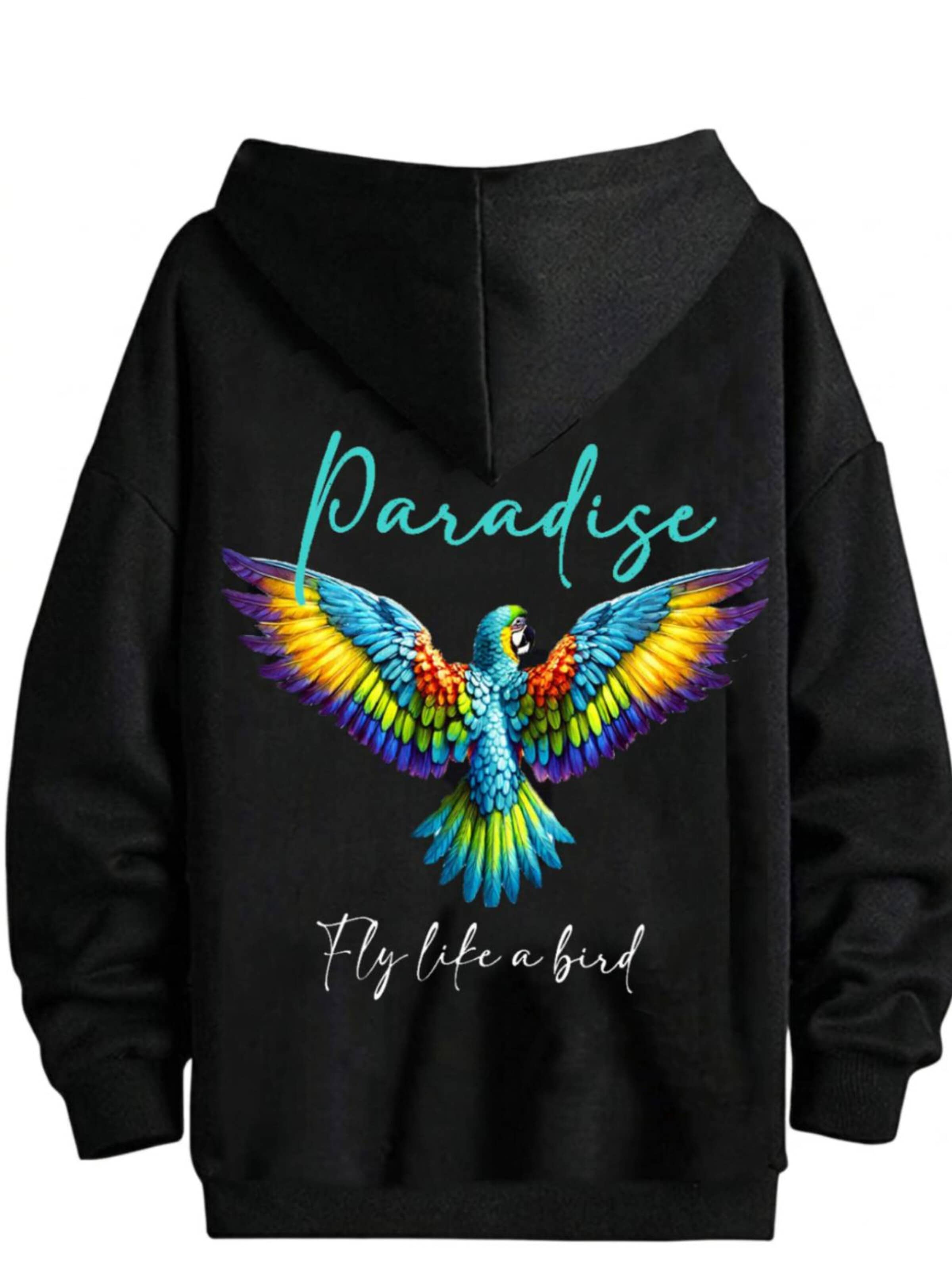 RMK Sweatshirt 'Paradise'‌‌‌‌‌ in Schwarz