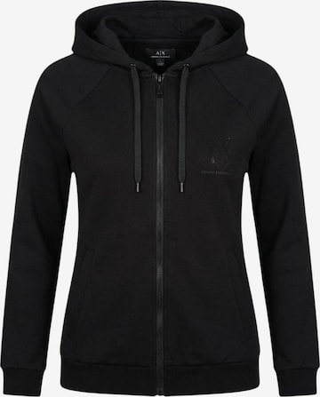 ARMANI EXCHANGE Sweatjakke 'XW002814 AF13397' i sort: forside