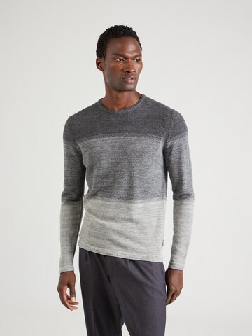 Only & Sons Regular Fit Pullover 'Panter' in Grau: predná strana