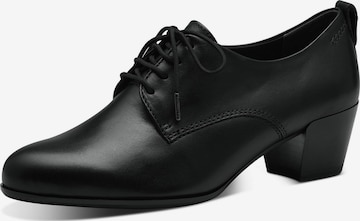 TAMARIS - Sapatos com cunha frontal em preto: frente