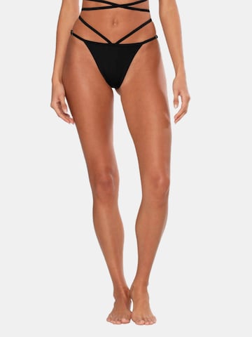 OW Collection Dół bikini w kolorze czarny: przód