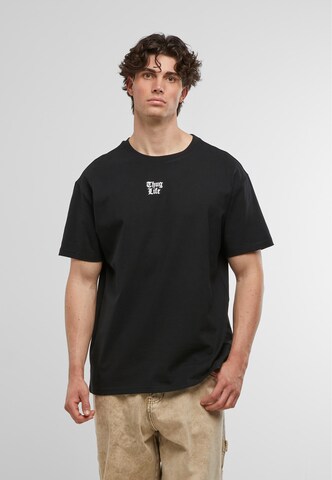 Thug Life Shirt in Zwart: voorkant