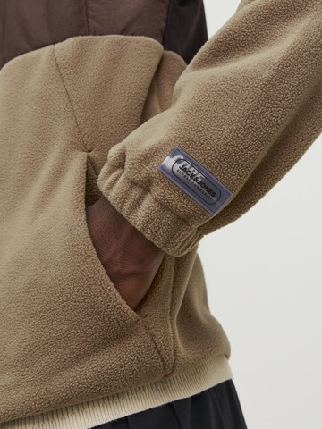 JACK & JONES Sweatjacke in Beige