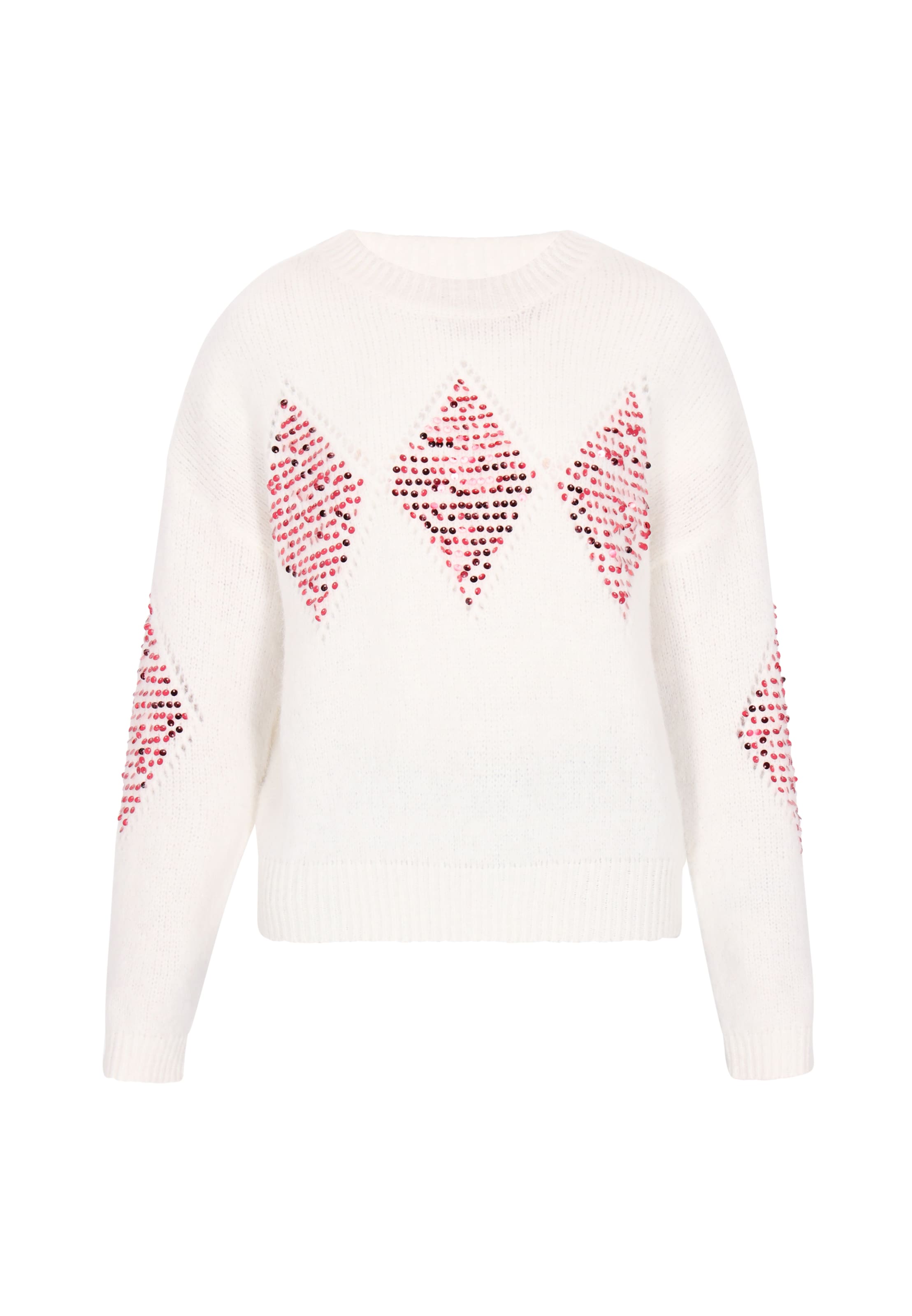 IZIA Trui in Wit: voorkant