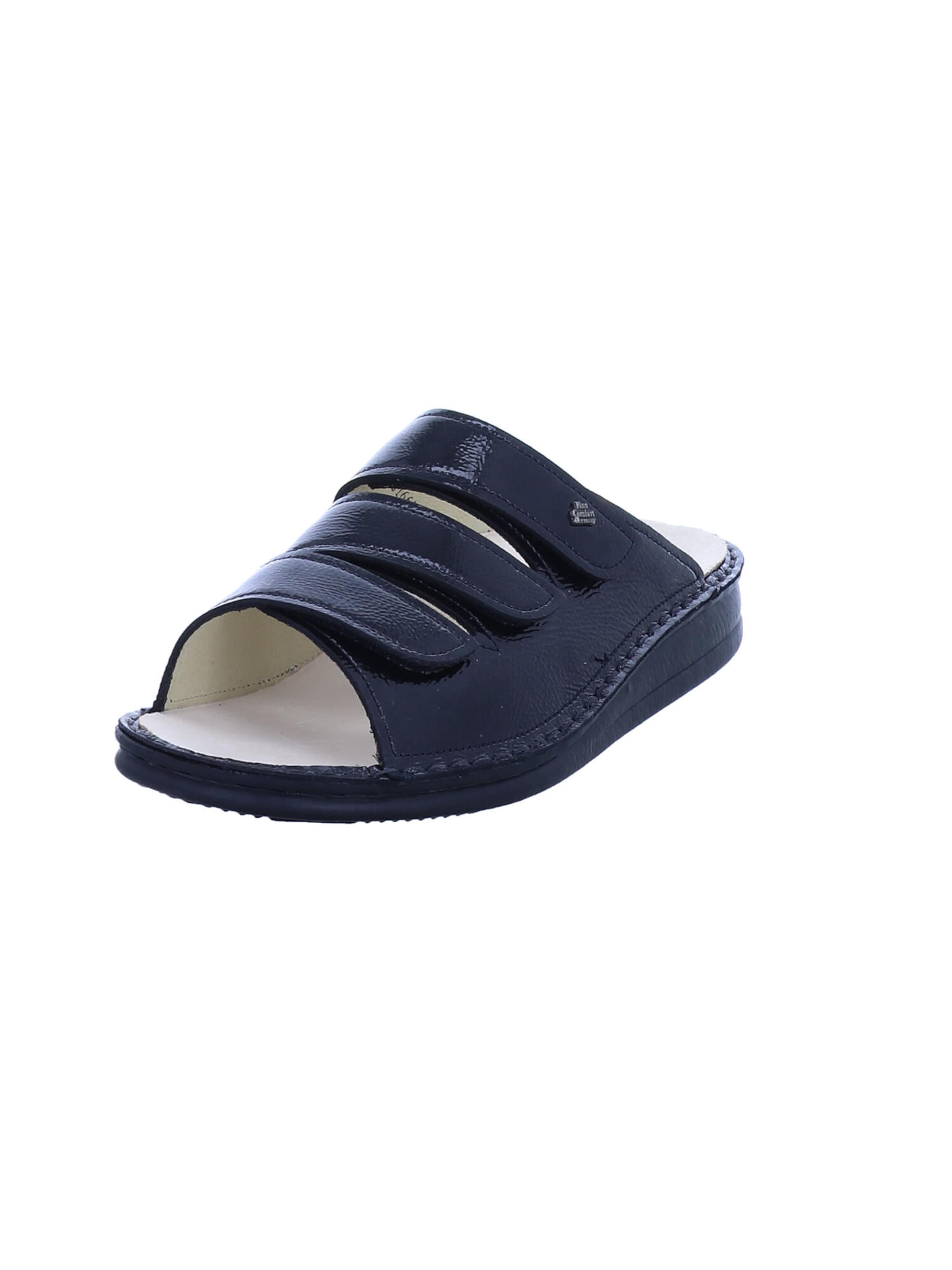 Finn Comfort Mules 'KORFU' in Black: front