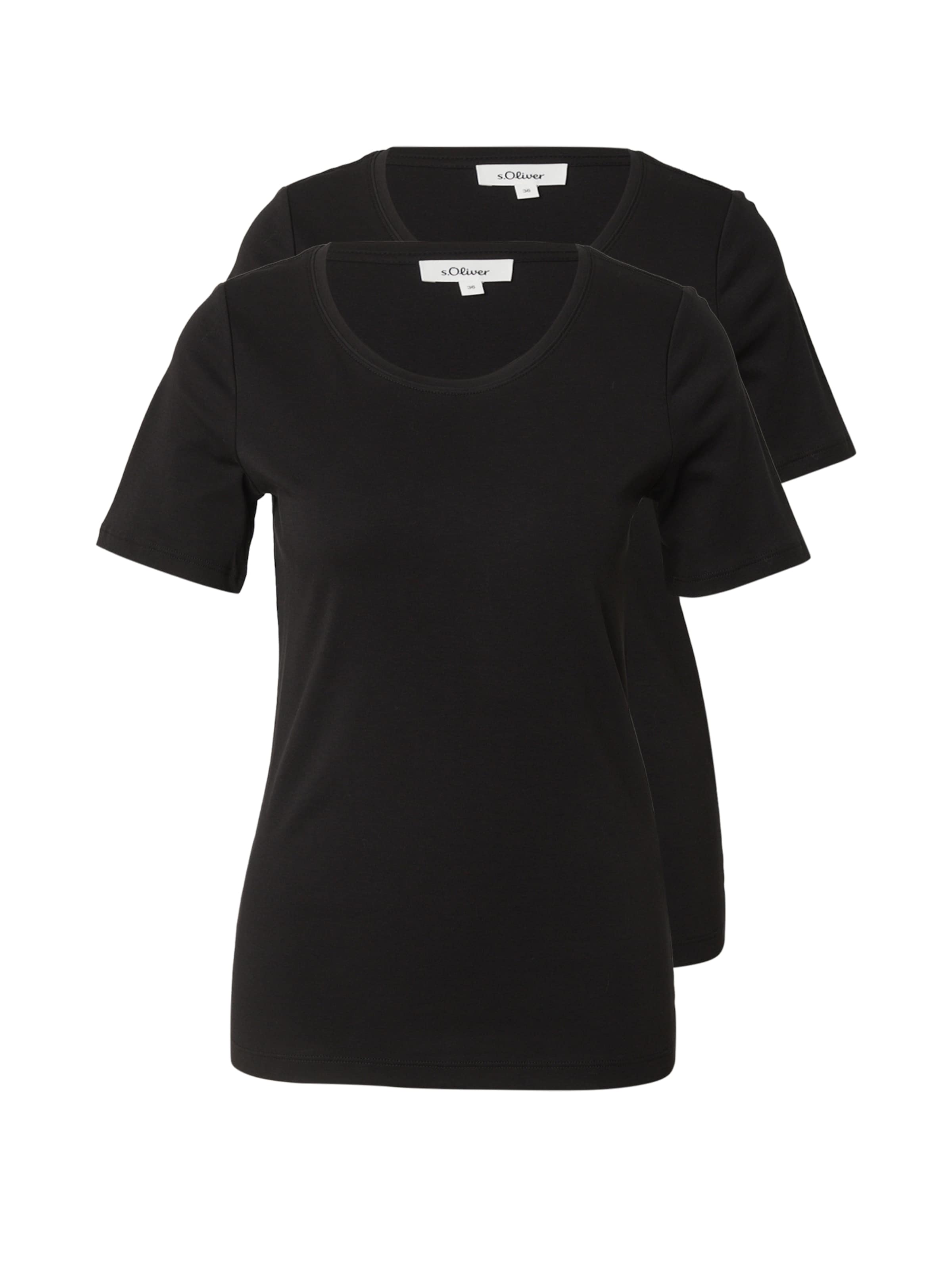 s.Oliver Tričko – černá: přední strana