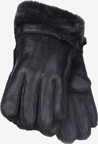 HotSquash Full finger gloves in Black: front