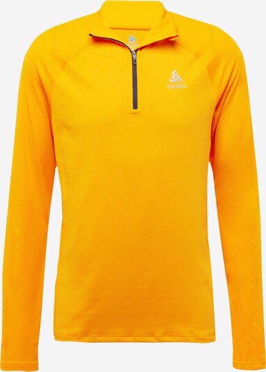 ODLO Sportshirt 'Essential Ceramiwarm' in silbergrau / orange, Produktansicht